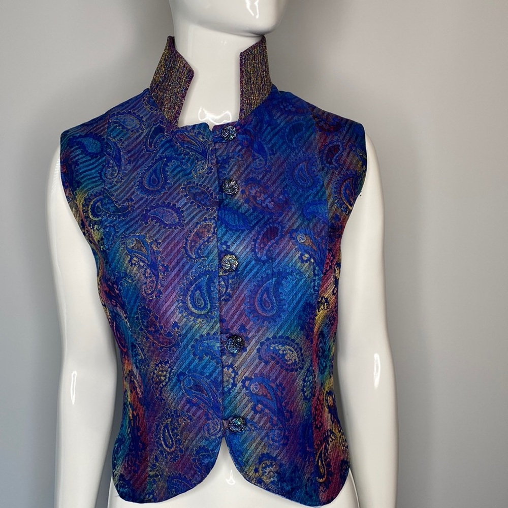 Unique Rainbow Paisley Vest
